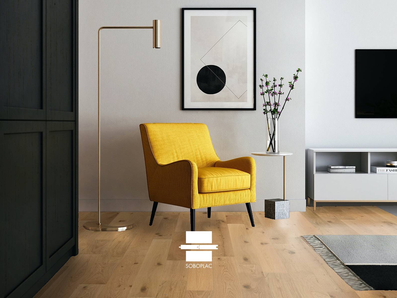 Access Huilé Naturel - Parquet contrecollé chêne huilé - Réf AHE801