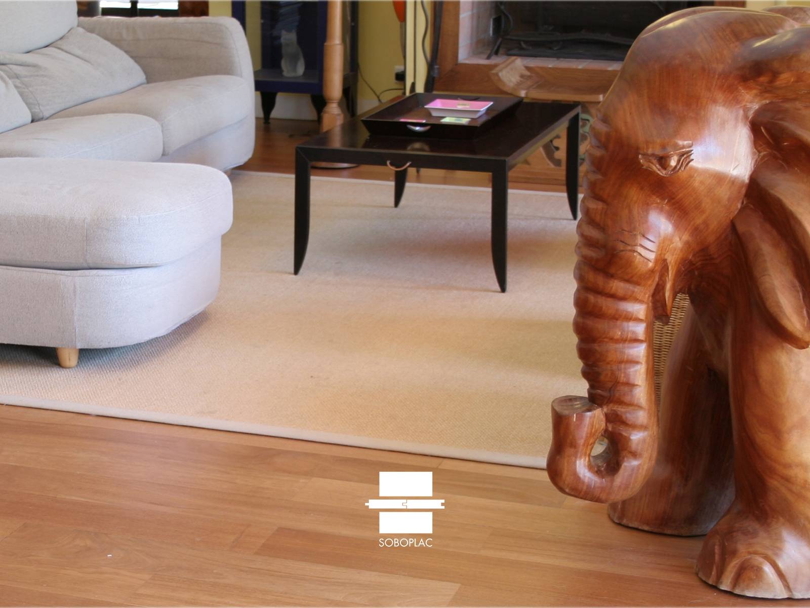 PARQUET DOUSSIE MASSIF BRUT 15X90