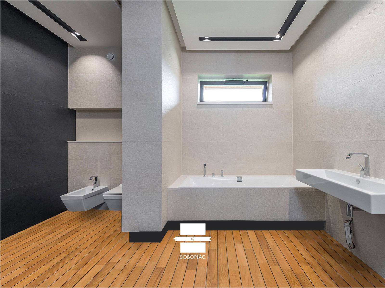 EXOTIQUES TECK INDO PU INTEGRE HUILE 12X90