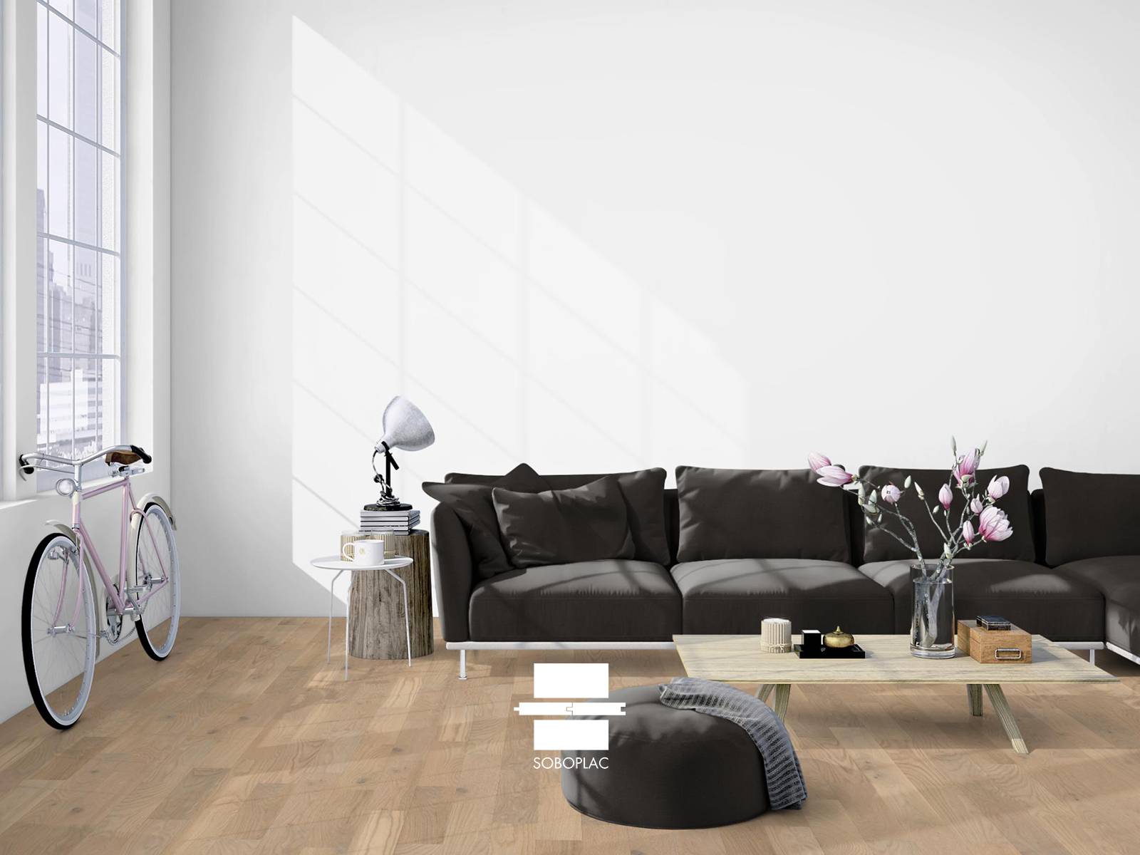 Expert Slim St Jean - Parquet contrecollé chêne verni - Réf ESJ134
