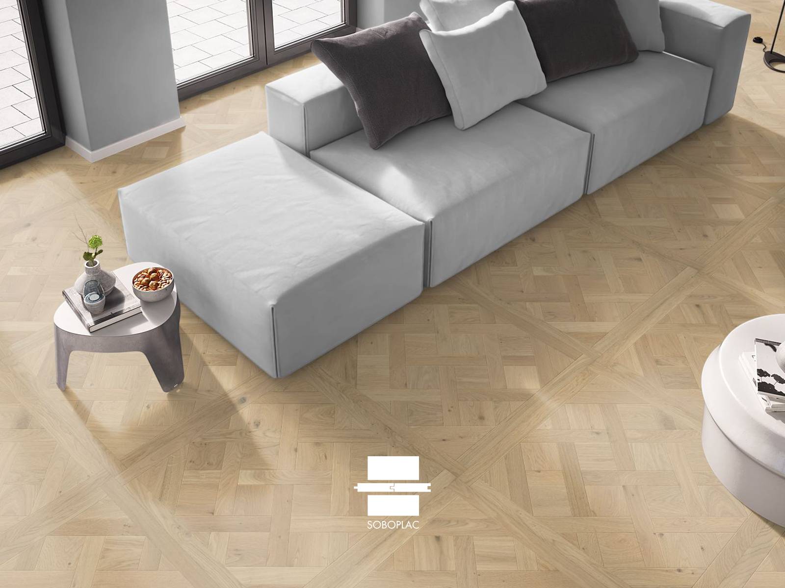 Découvrez notre nouvelle Dalles de Versailles pour habiller le sol de votre futur décoration intérieure