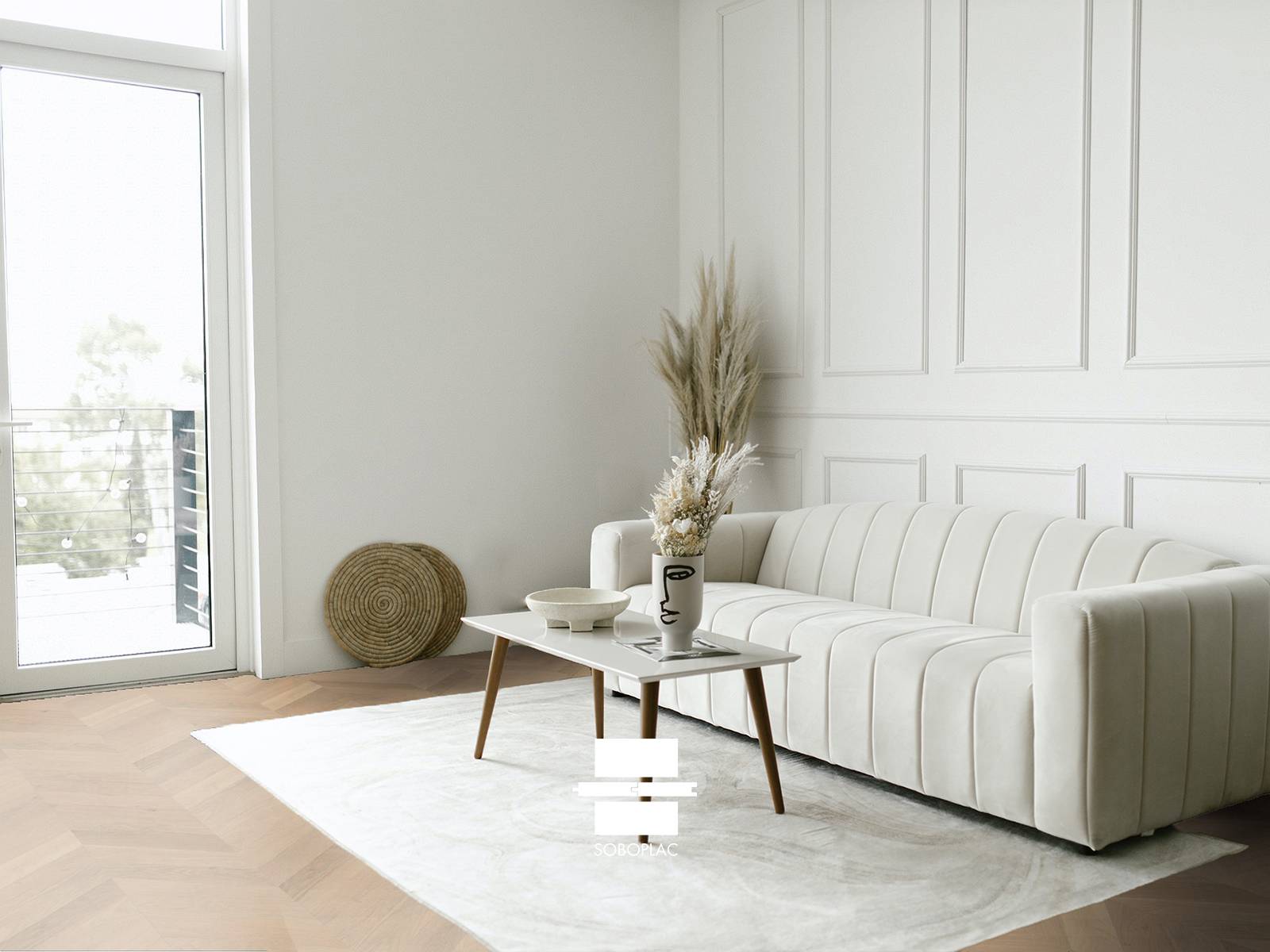 CONTRECOLLE CHENE GEOMETRIK HAUSSMANN VERNI ST JEAN