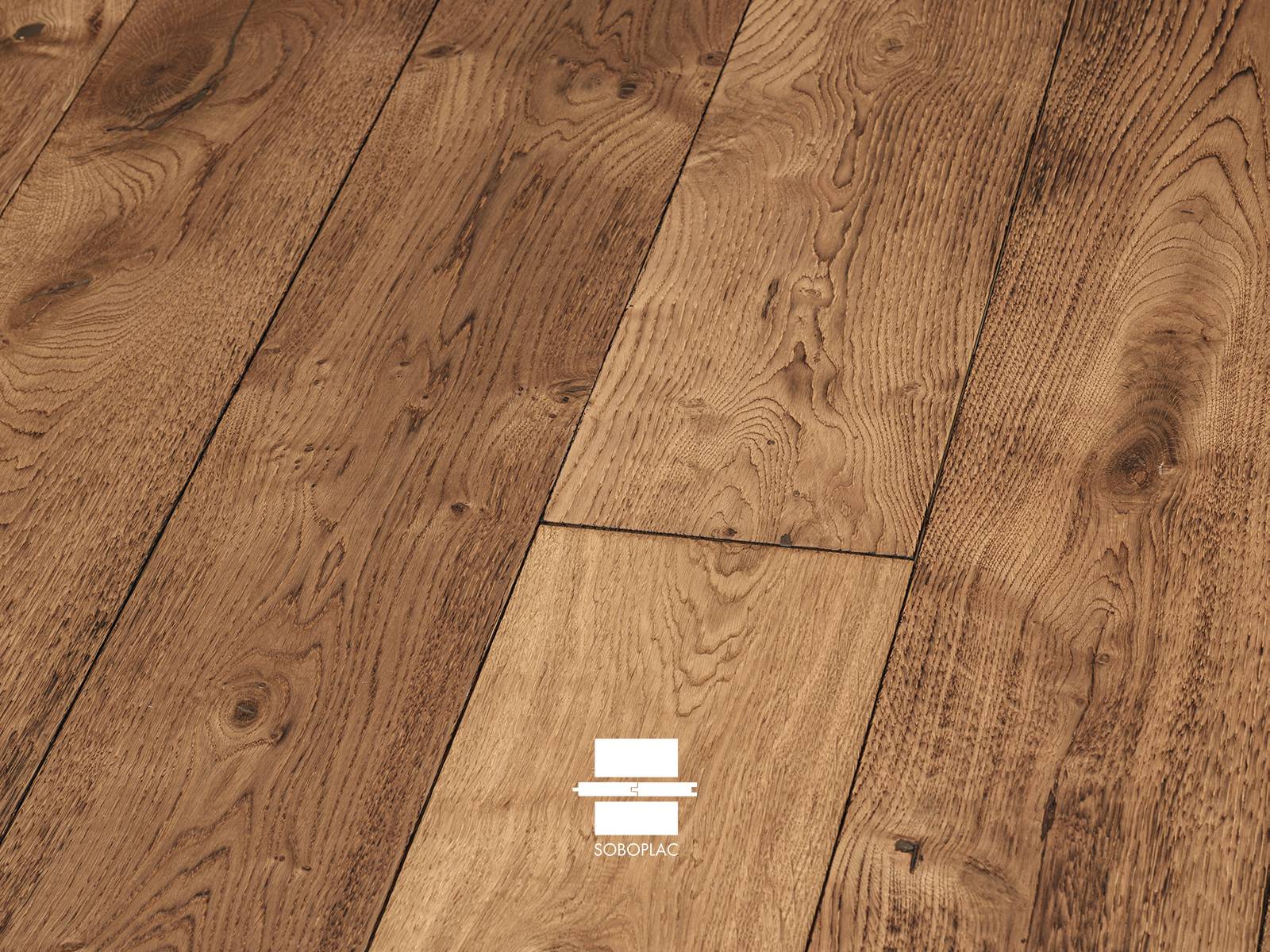O'Tantik Torréfié Voluto - Parquet contrecollé chêne huilé - Réf V27-T