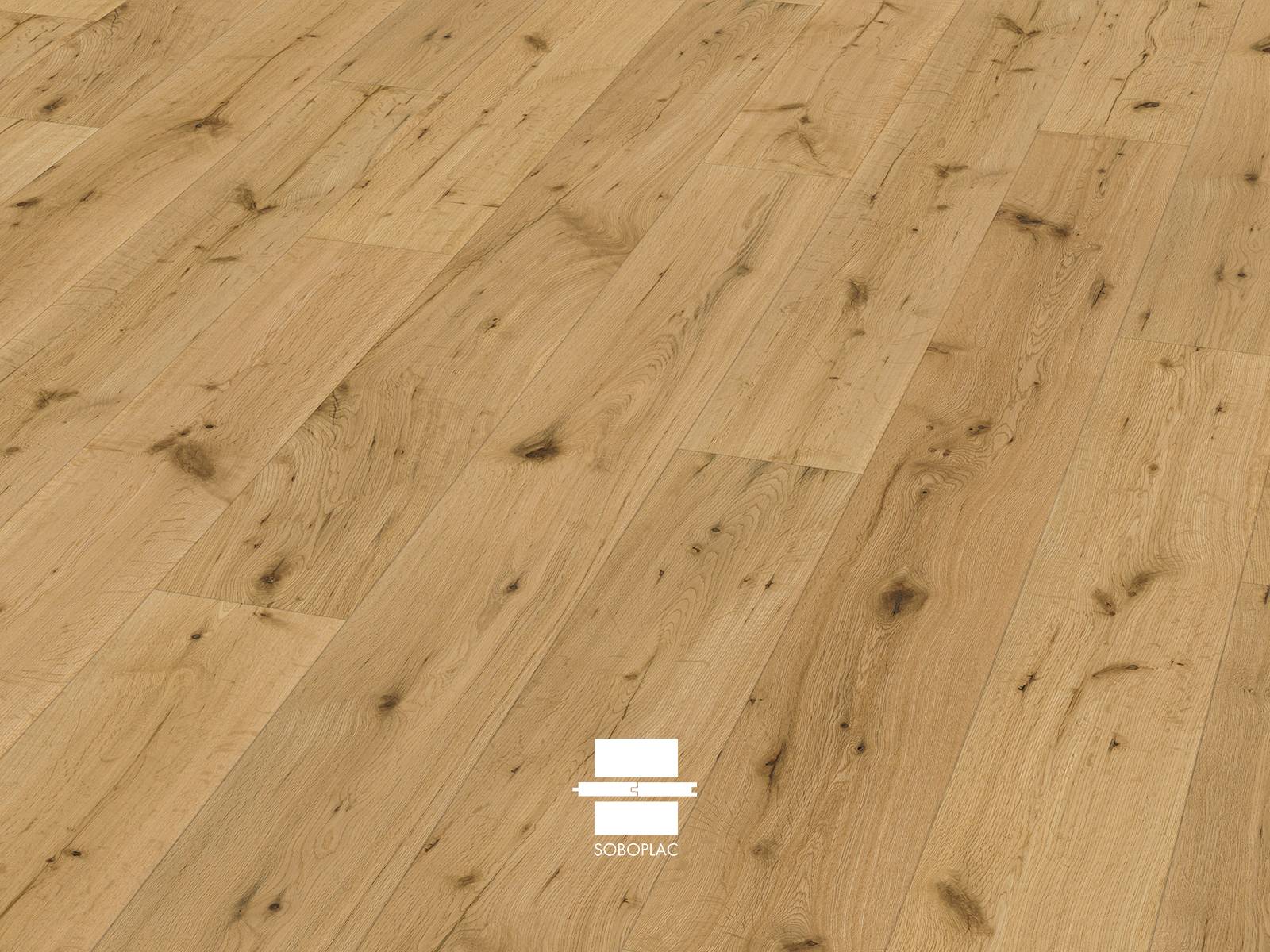 O'Tantik Cabane : le charme du parquet contrecollé chêne huilé (C52R), en vente en Auvergne-Rhône-Alpes.