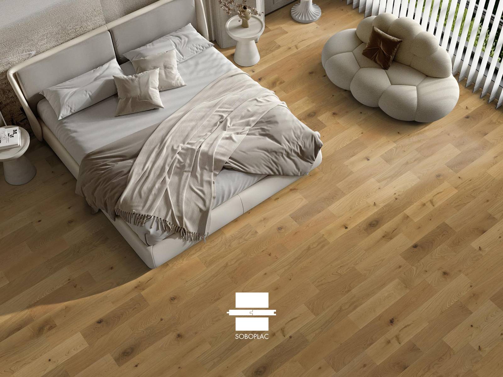 Robusto Breteuil 150 - Parquet semi massif chêne huilé - Réf RBT000