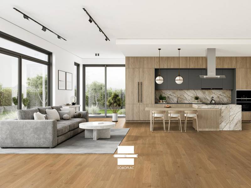 Access Click Alice - Parquet contrecollé chêne verni - Réf AAC377