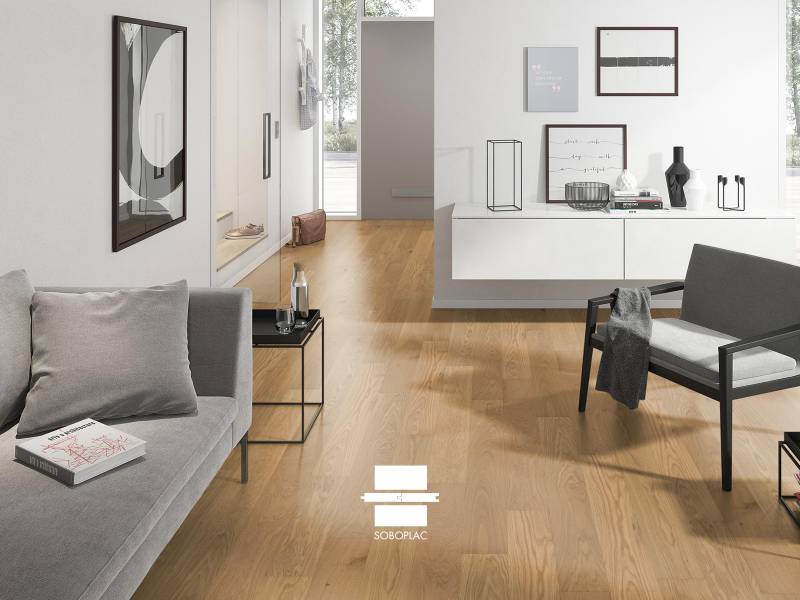 Access Click Alice - Parquet contrecollé chêne verni - Réf AAC377