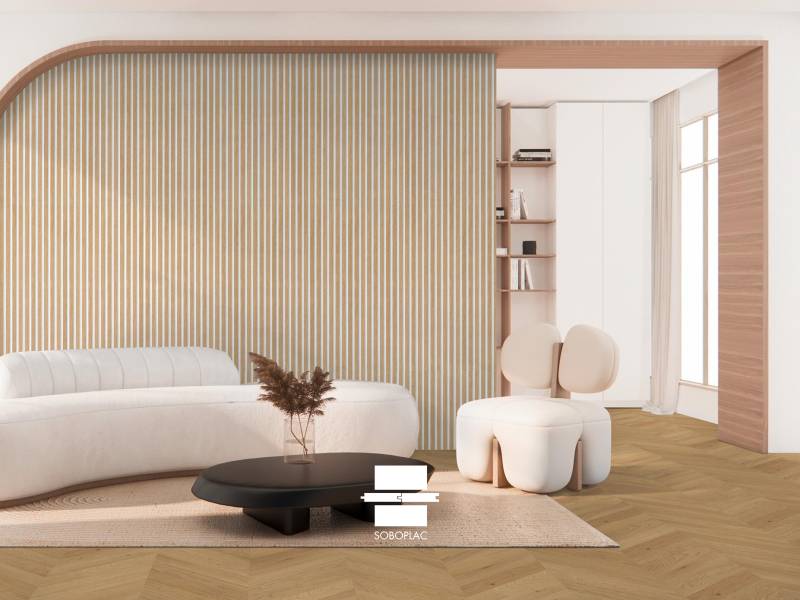 Access Geometrik Haussmann Access - Parquet contrecollé chêne verni - Réf GHV382