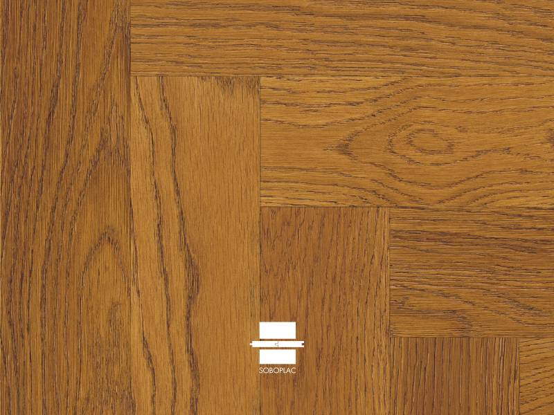Access Geometrik Tourny Havane Access - Parquet contrecollé chêne huilé - Réf GTV187
