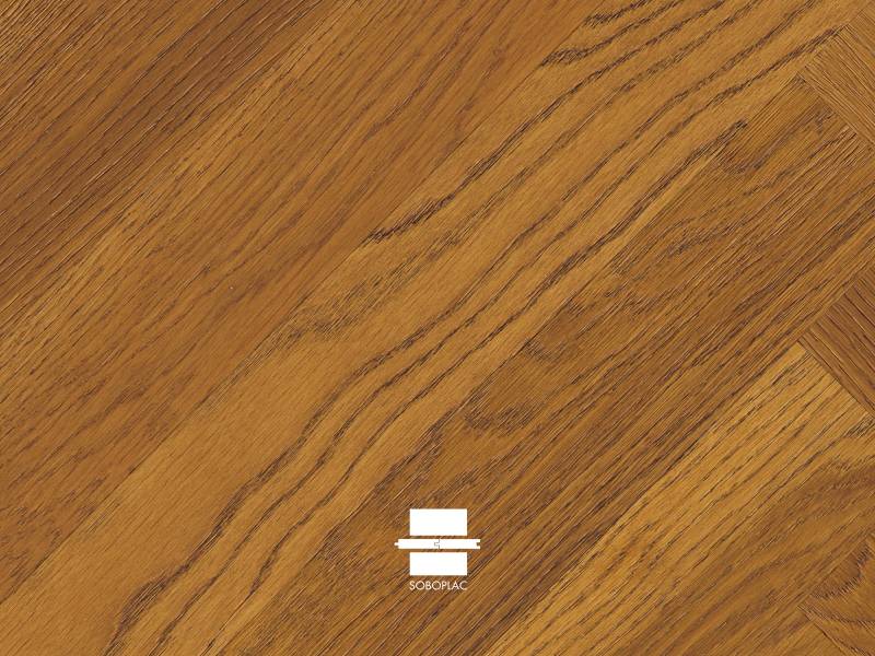 Access Geometrik Tourny Havane Access - Parquet contrecollé chêne huilé - Réf GTV187