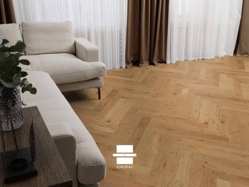 Access Geometrik Tourny Access - Parquet contrecollé chêne huilé - Réf GTH213