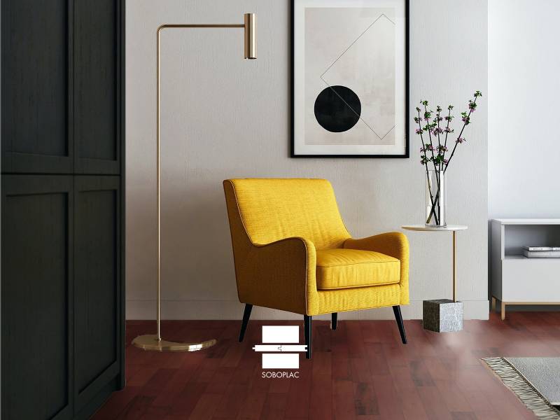 PARQUET ACAJOU MASSIF VERNI 12X90