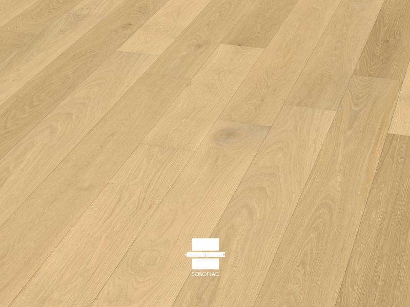 À Strasbourg, venez découvrir chez nos clients revendeurs le parquet contrecollé chêne verni Access Scandinave, référence ASC503.