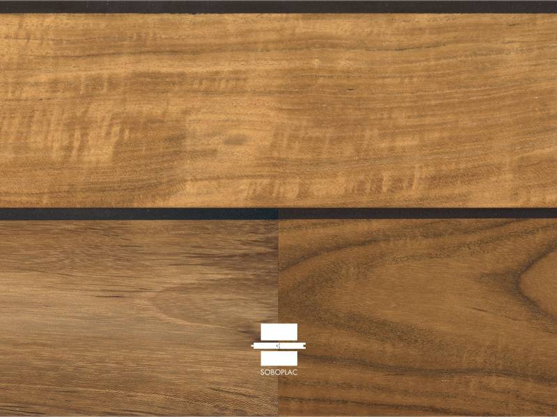 EXOTIQUES TECK INDO PU INTEGRE HUILE 12X90