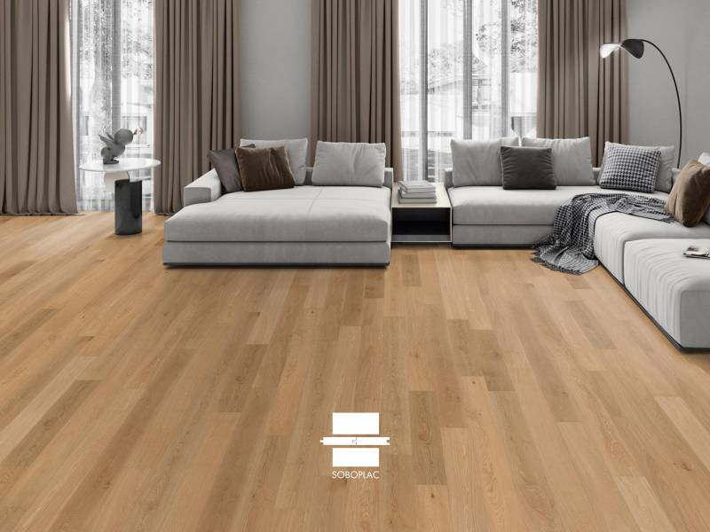 Expert Premium huilé 150 UV - Parquet contrecollé chêne huilé - Réf EPH393