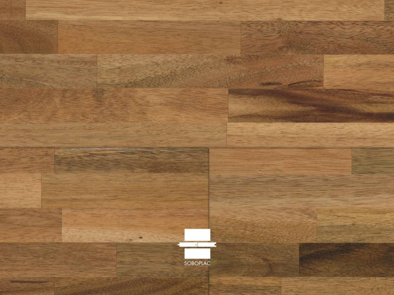 Exotique Acacia 5 frises 15x150 - Parquet massif verni naturel