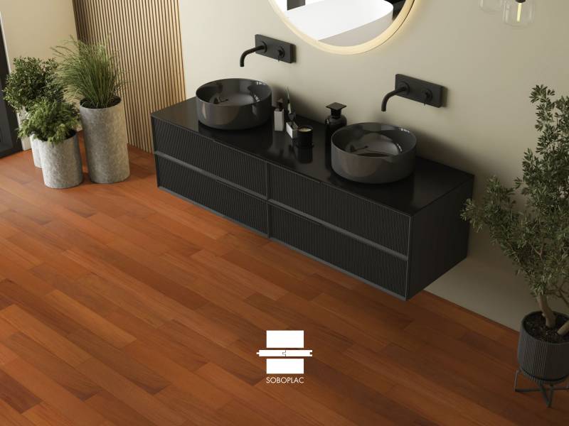 Exotique Acajou 12x120 - Parquet massif huilé UV