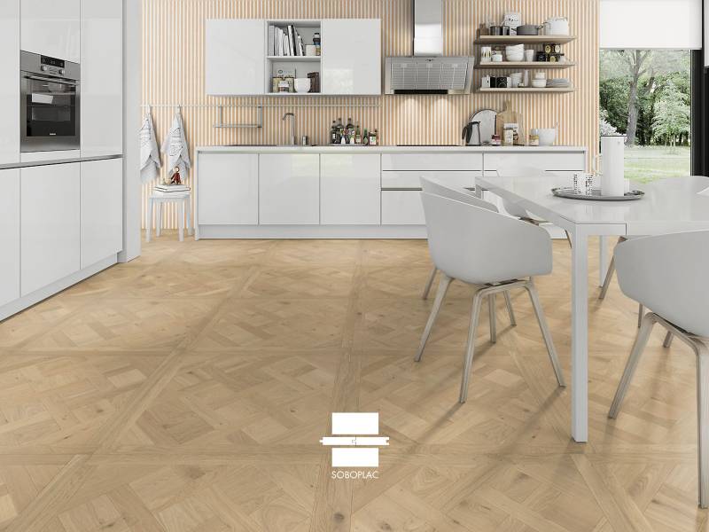 Dalles Versailles Aspect bois Brut de la collection Geometrik disponible en commande sous 3 semaines