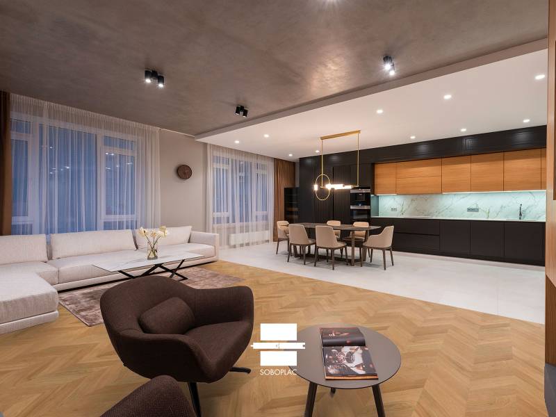 CONTRECOLLE CHENE GEOMETRIK HAUSSMANN VERNI 45°