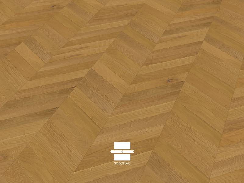 CONTRECOLLE CHENE GEOMETRIK POINT DE HONGRIE HAUSSMANN PATINA 14X90