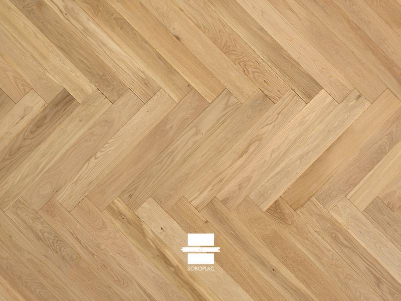 Royal Baton Rompu 18 x 90 x 600 - Parquet chêne massif verni naturel mat
