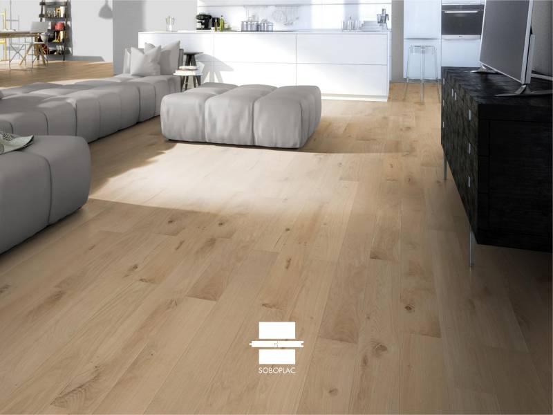 En Bourgogne françhe comté, venez voir notre parquet en chêne brut mezzanine