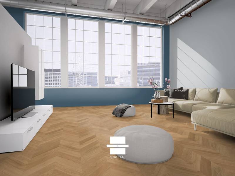 PARQUET POINT DE HONGRIE MASSIF 45° 14X90