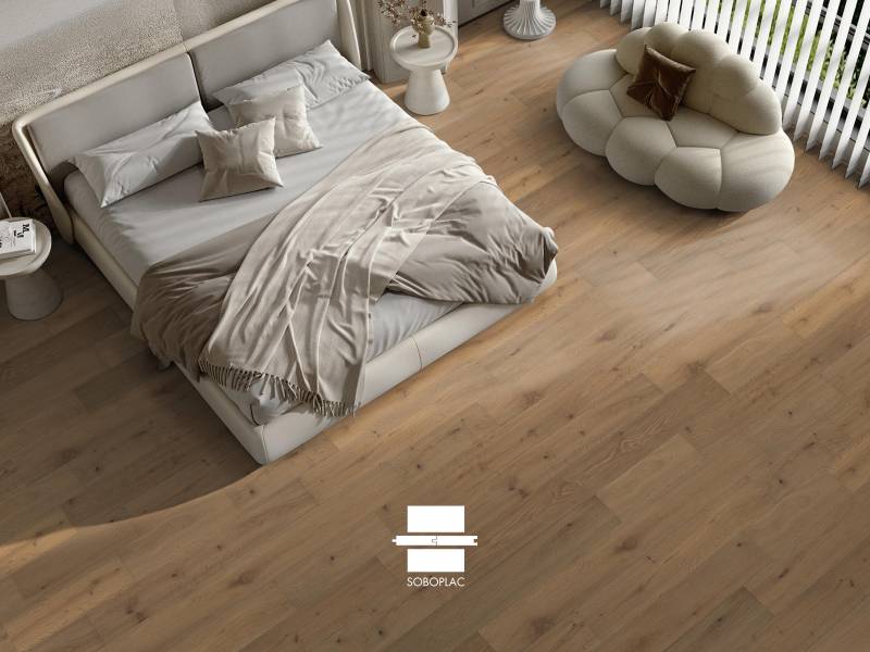 O'Tantik Chanvre - Parquet contrecollé chêne huilé - Réf CV14-R