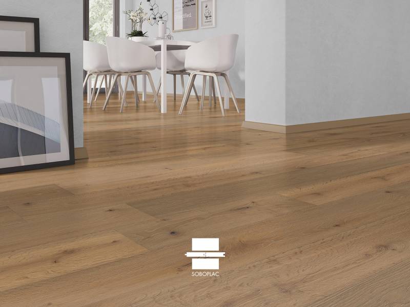 O'Tantik Chanvre - Parquet contrecollé chêne huilé - Réf CV14-R