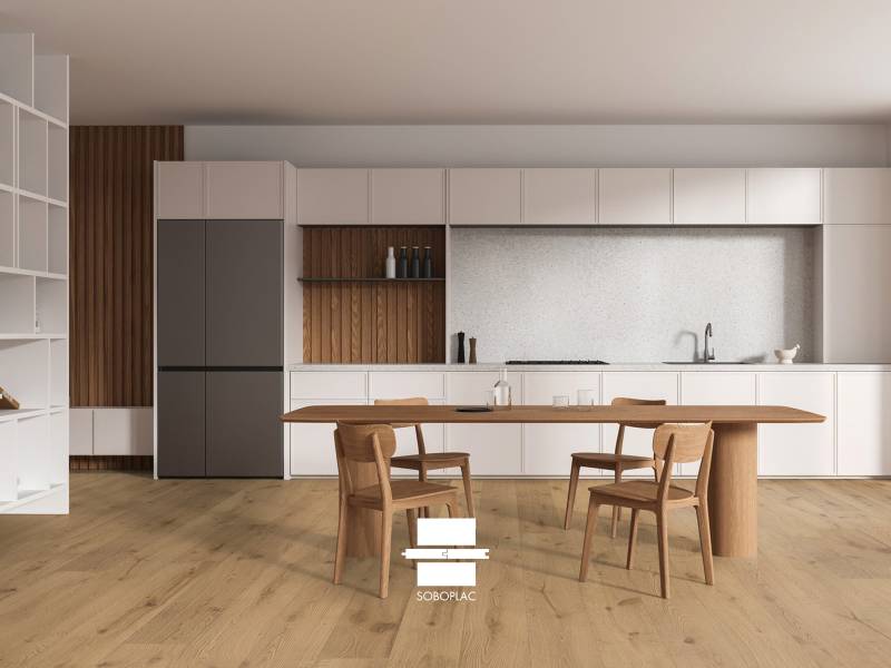 O'Tantik Torréfié Kiaro - Parquet contrecollé chêne huilé - Réf K25-T