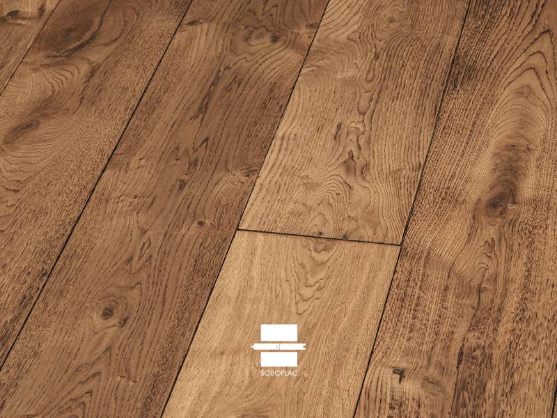 O'Tantik Torréfié Voluto - Parquet contrecollé chêne huilé - Réf V27-T