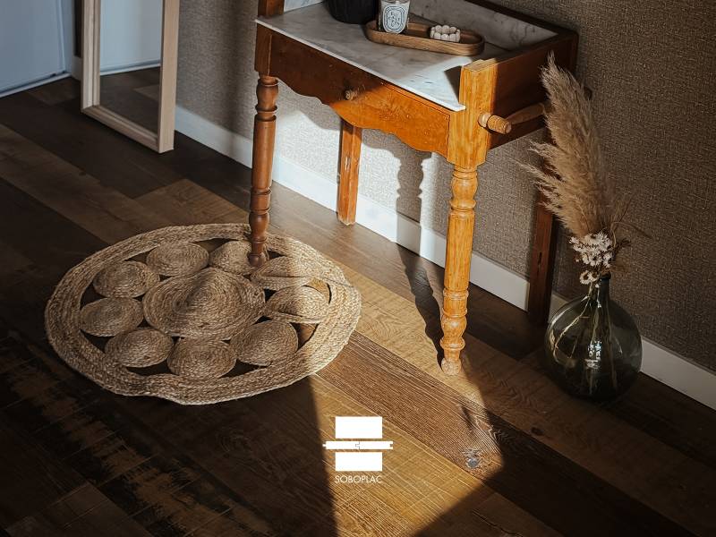 O'Tantik Unique - Parquet contrecollé chêne huilé - Réf U1, disponible chez nos revendeurs en Auvergne-Rhône-Alpes.