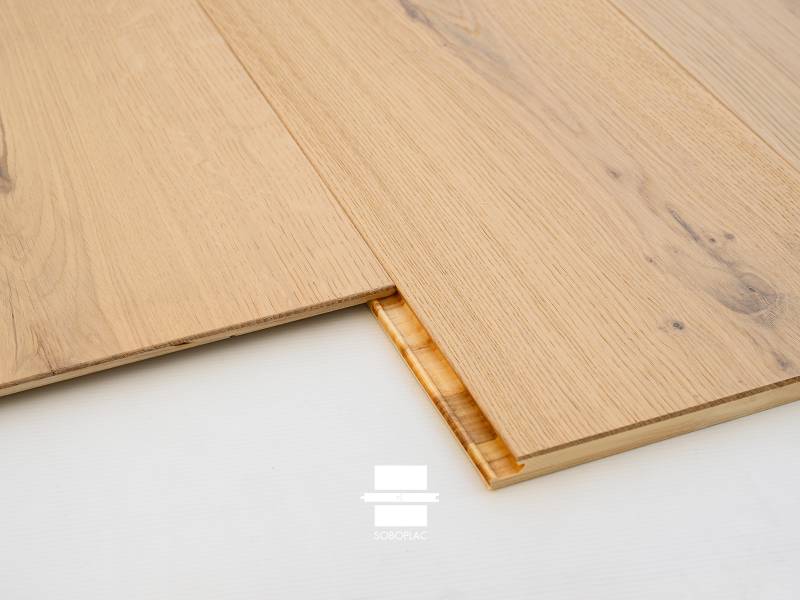 Promotion Presto St Jean - Parquet contrecollé chêne verni - Réf PPJ670