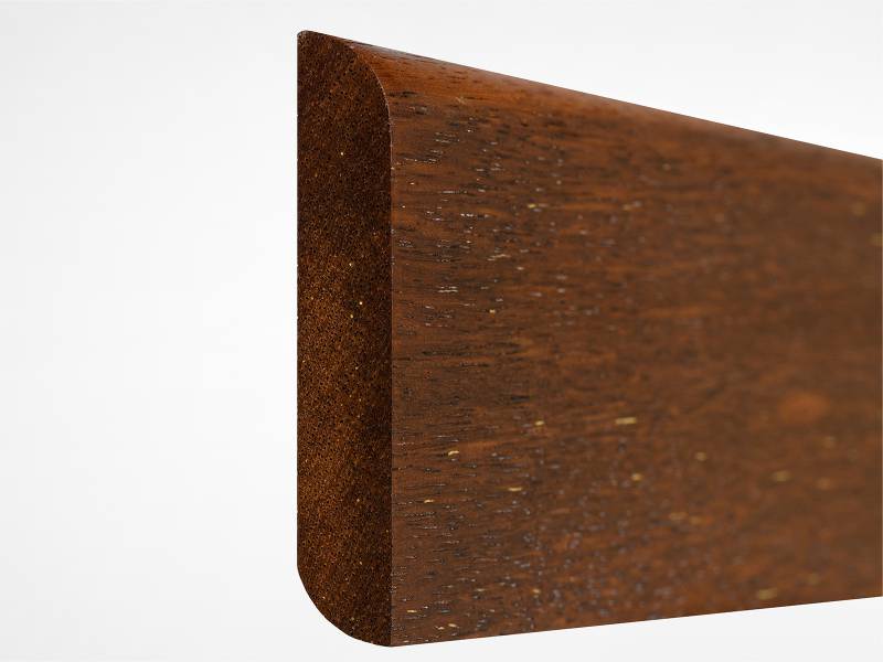 PLINTHE BOIS MASSIF MERBAU VERNI ABOUTE