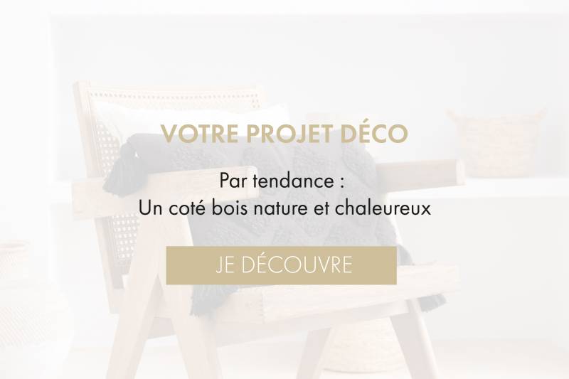 Découvrez notre inspiration qui met en avant un cote bois nature et chaleureux pour moderniser votre décoration intérieur