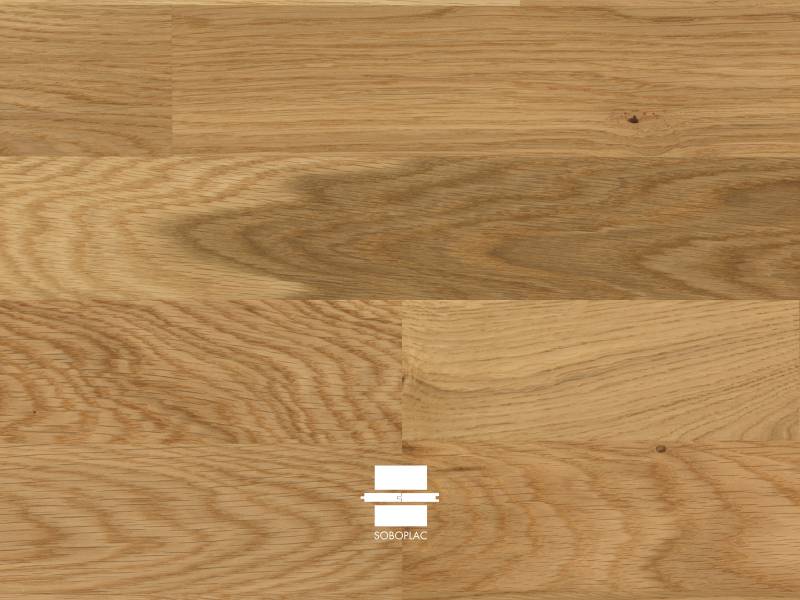 Venez découvrir notre parquet contrecollé chêne Trinité de la collection Promotion, un revêtement de sol verni disponible en Alsace