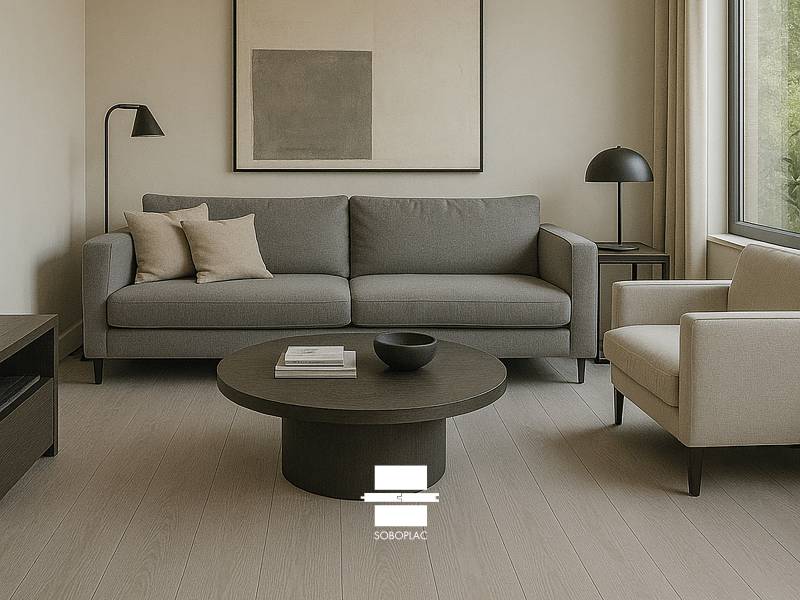 Roc Chêne Mandra - Revêtement de sol hybride chêne naturel sur base minérale verni - Réf ROM318