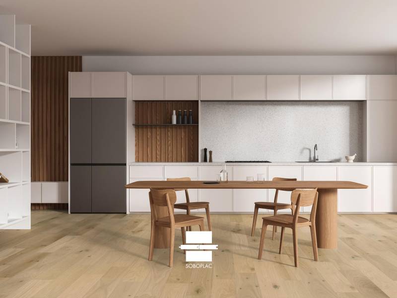 Robusto Breteuil 150 - Parquet semi massif chêne brut - Réf RBT997