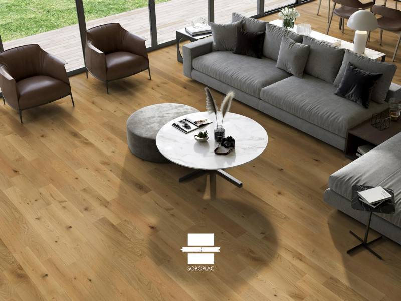 Robusto Breteuil 150 - Parquet semi massif chêne huilé - Réf RBT000