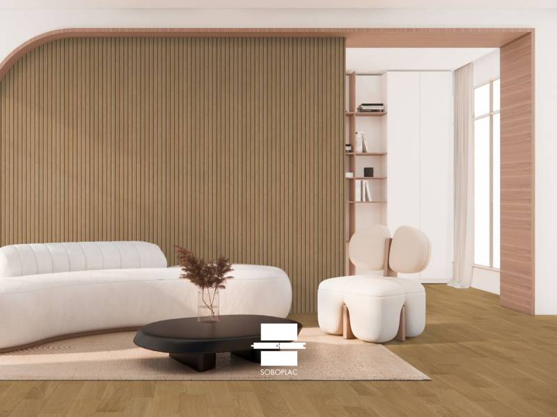 Robusto Saint Honoré 135 - Parquet semi massif chêne verni - Réf RSH346