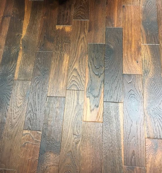 CONTRECOLLE CHENE FUME 2 FRISES TWIN HUILE - 35M2