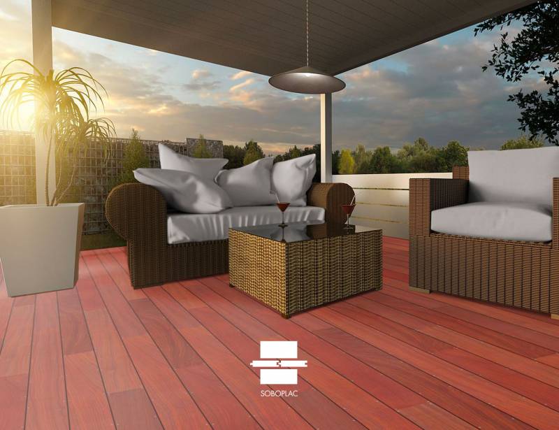 LAMES DE TERRASSE PADOUK