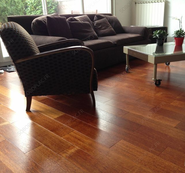 PARQUET MERBAU MASSIF VERNI 14X80