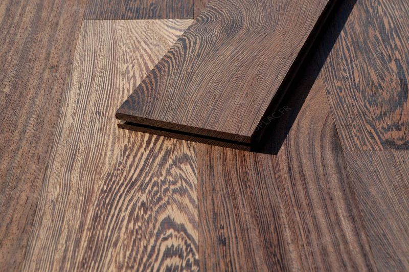 PARQUET WENGE MASSIF BRUT 15X90